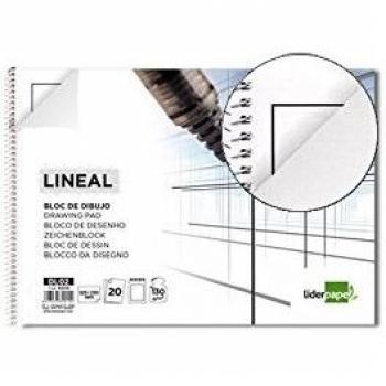 Bloc de dibujo Liderpapel 130 gr 20 hojas