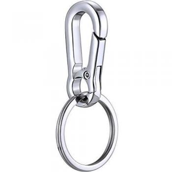 Metal Keychain with Carabiner for Tile/Tile (Gen 2)/Key Finder