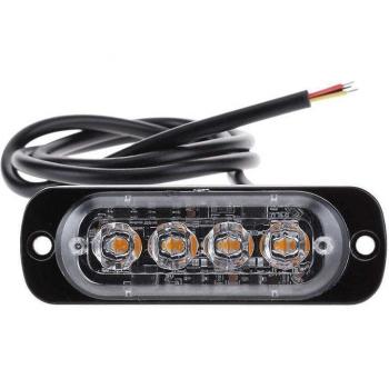 12-24V 12W 4-LED Strobe Light for Vehicles