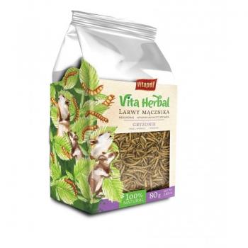 VITAPOL Vita Herbal Larven-Set „Weiße Fliege“, 80 g für Nagetierbedarf