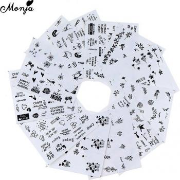 Deco Uñas Agua Transfer 12 Piezas