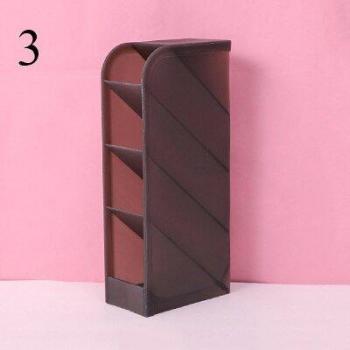 Solid Color Desktop Pencil Organizer with Four Grids
