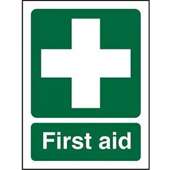 First Aid Sign First Aid Self Adhesive Vinyl 30 x 20 cm