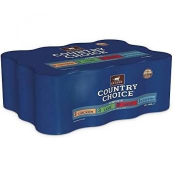 Gelert Country Choice Cat Food 24 x 400G Wet Cat Food Tinned