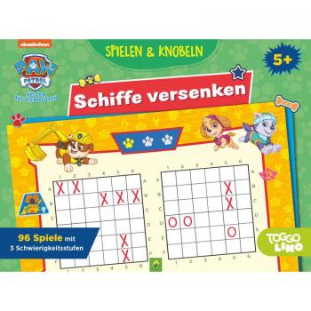 PAW Patrol Schiffe versenken Spieleblock, Libro per bambini di Casa editrice Schwager & Steinlein