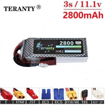 Batería Li‑Po 3S 2200 mAh 11.1 V, Conector XT60