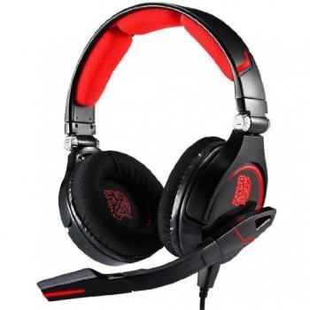 Tt eSPORTS Cronos Over-Ear Gaming Kopfhörer in Rot und Schwarz
