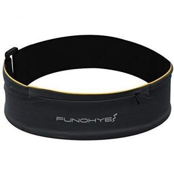 FUNOHYE Carbon Running Belt with Phone Pocket (L)