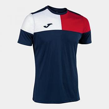 Camiseta Joma Crew IV Manga Corta Hombre Azul