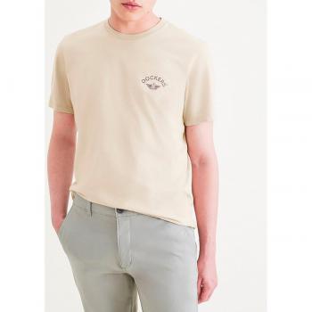 Camiseta de Hombre Dockers con Estampado Stencil
