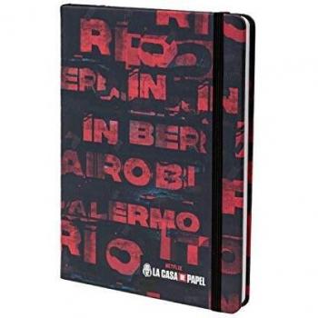 Libreta A5 La Casa de Papel Mapa de Ciudades