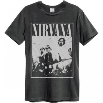 Amplified Unisex Group Shot Nirvana Tee – Black