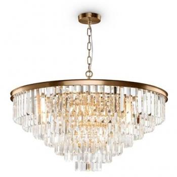 Classic Revero 16 Light Brass Pendant Ceiling Light