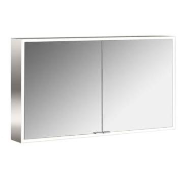 Emco prime Aufputz-Lichtspiegelschrank 949706284, 1200x700 mm, 2 Türen