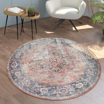 Orientmuster Teppich Rund 160 cm für modernes Wohnen