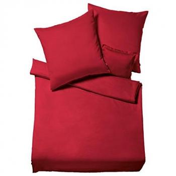 Fleuresse Bettwäsche Lech rot, 200 x 200 cm + 2x 80 x 80 cm