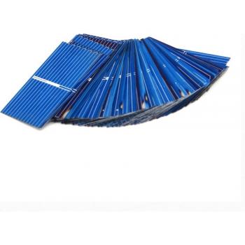 50pcs Polycrystalline Solar Cells for DIY Projects 39x22mm 0.5V 0.14W