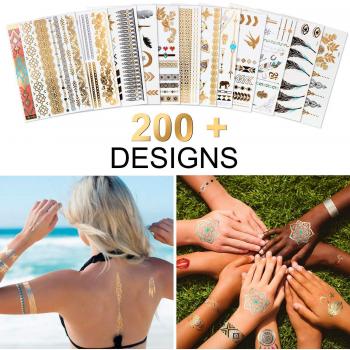 Tätowierung „Mehwegg“ – 200+ Muster – Wasserdicht