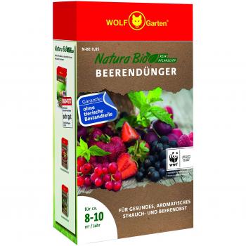Natura Bio N‑BE 0,85 (WOLF) – Beerendünger für 8–10 m²/Jahr