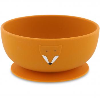 Ciotola in silicone con ventosa Mr. Fox arancione unisex