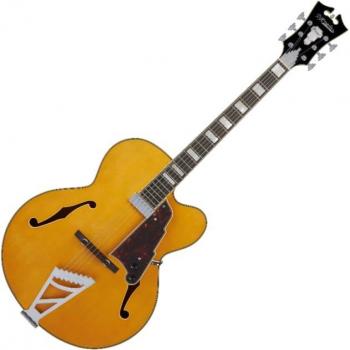 D'Angelico Premier Satin Honey Blonde Guitar