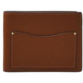 Étui à cartes marron medium bifold Fossil pour femme/homme Anderson
