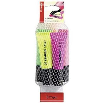 STABILO Marker NEON Textmarker (Neon, 5mm Spitze)