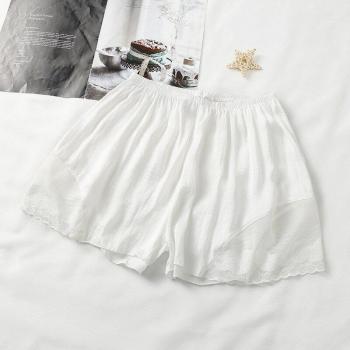 Summer Satin Lace Shorts for Plus Size Women OUC122