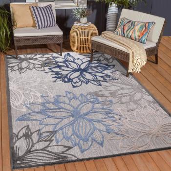 Sanat Teppich „Floral 2 Outdoor“ – Rechteckige Ein