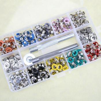 300-Piece Metal Eyelet Collection for Scrapbooking