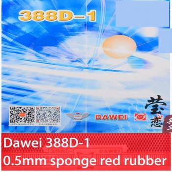 Dawei 388D‑1 Tenis de Mesa, Goma Estrangulada y Picos Extensos