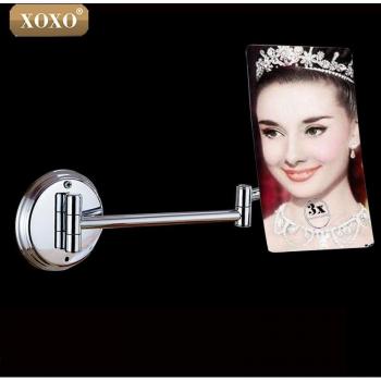 XOXO Square 3X Magnifying Makeup Wall Mirror