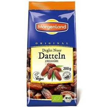 MorgenLand Bio Deglet Nour Datteln, 4er Pack