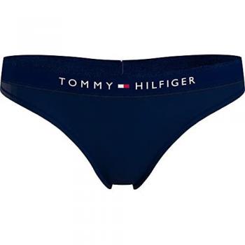 Tanga para mujer Tommy Hilfiger, Algodón Sostenible, azul marino, XL