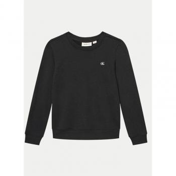 Calvin Klein Jeans Felpa nera con cappuccio bambino
