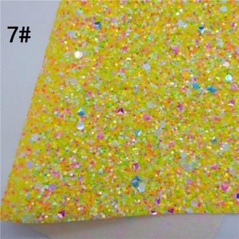 Tela de vinilo brillante con purpurina para pendientes y arcos 21X29CM GM2379A