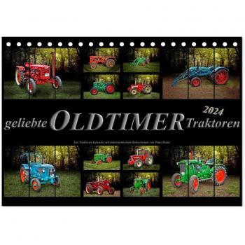 Tischkalender Geliebte Oldtimer Traktoren 2024