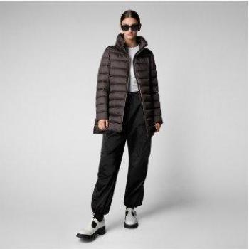 Coat Lydia Ombre Noir, Femme – Save The Duck, Nylon Casuel