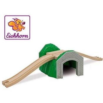 Buchenschienen Tunnel 100001513 – 3‑Teil Bahnaufbau mit FSC-Zertifizierung