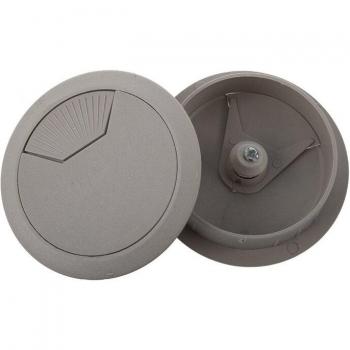 Light Gray Plastic Wire Management Caps