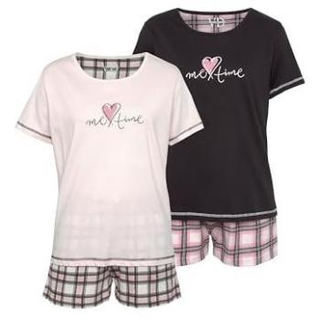 Vivance Dreams Shorty (4 tlg) im Doppelpack mit Karomuster
