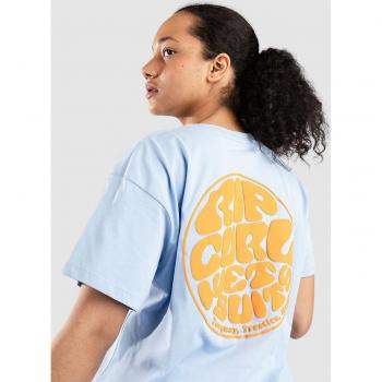 Rip Curl Icone del Surf Camicia Blu con Maniche Corte Relaxed