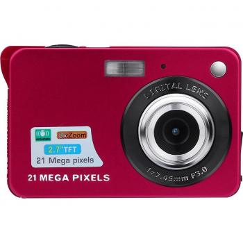 Video Grabador 2.7HD 21MP con Detección Facial y Zoom Óptico 8X