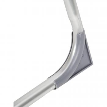 Set di 4 Sedie Pieghevoli con Braccioli TecTake, Alluminio Grigio