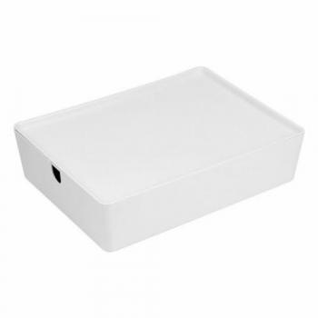 Caja de Ordenación Confortime 35×26×8,5 cm – Versátil, Duradera y Apilable