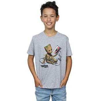 Guardians of the Galaxy: Groot T-Shirt (Grey, Size 9)