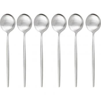Cucharas de Mesa Inox 304 Negros Mate – Kit de 6 piezas