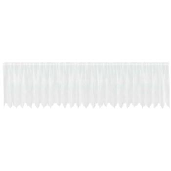 Rideau Blanc En Dentelle Vidaxl 600x100cm Polyester