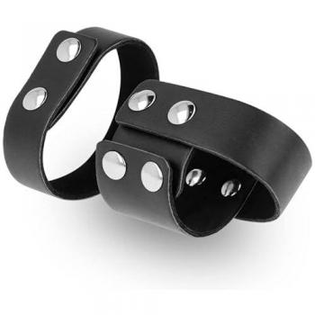 Cinturino di Castità in Ecopelle Nero Fetish Ohmama