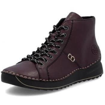 Rieker Rieker Stiefelette – High‑Top Sneaker in Lila